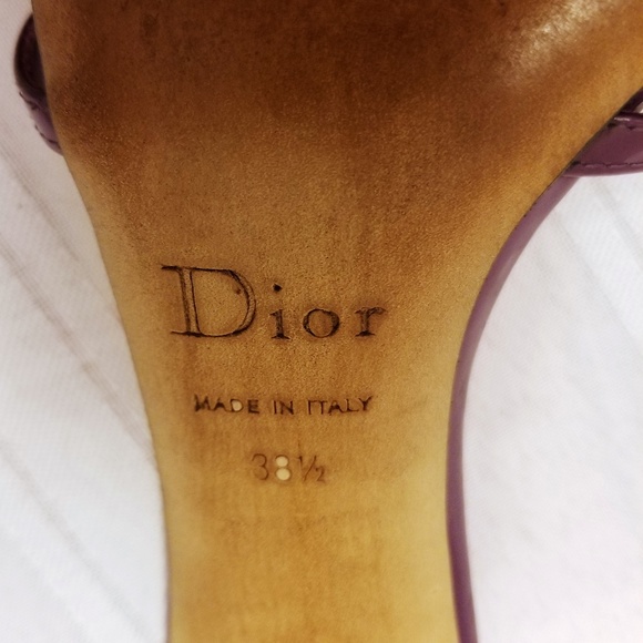 EUC.Beautiful Chistian Dior Sandals All Leather 8M - Picture 5 of 8